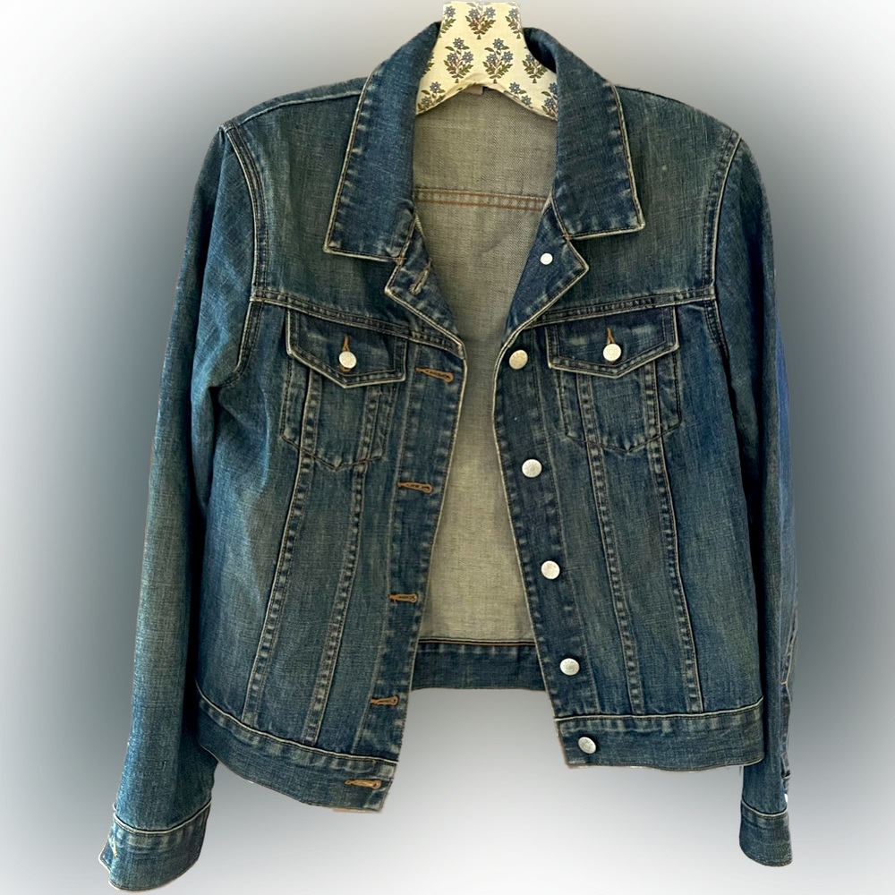 J Crew Jean Jacket • size Small. Super cute for summer!